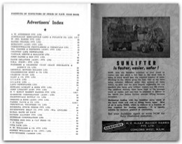 1954 Page Advertisers